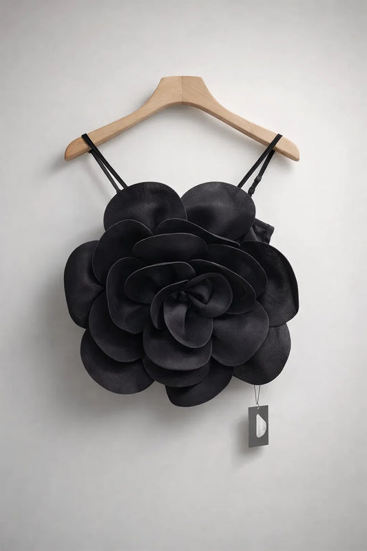 Top de Flores 3D