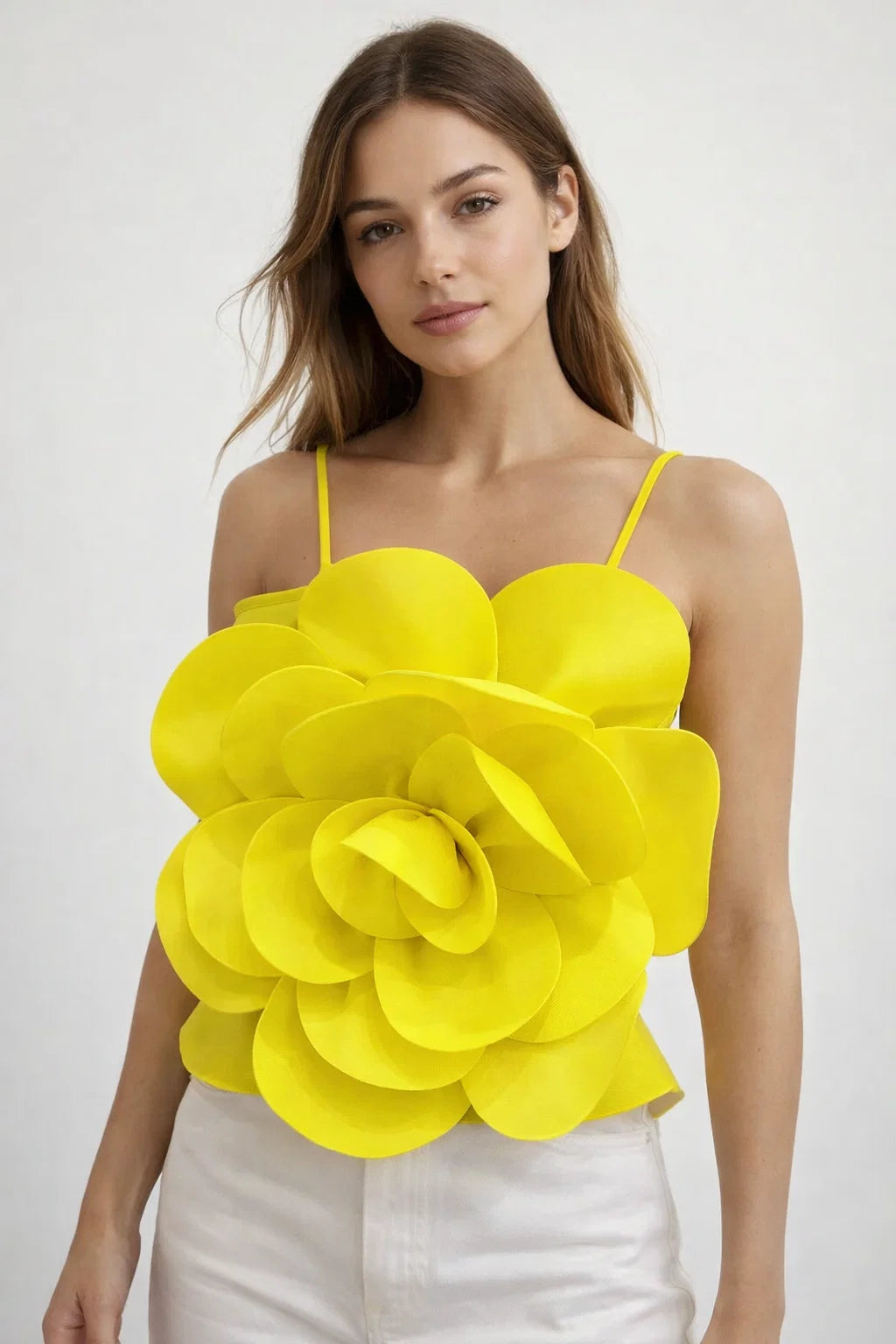 Top de Flores 3D